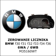 BMW VIRGIN zerowanie licznika f30 f31 f32 f33 f34 f36 6WA/6WB zdalne