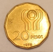 20 pesos Argentyna 1978