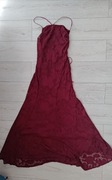 Elegancka sukienka - Lakier wiśniowy r.M