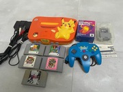Nintendo 64 Pokemon Pikachu EDYCJA LIMITOWANA + GRY I INNE