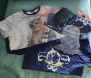 Zestaw dla fana Star Wars 2 koszulki 152 worek podkładka wiosna z pleksy 