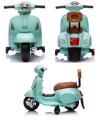 Mini skuter elektryczny dla dziecka Vespa Turkusowy