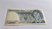 1000 zł banknot PRL Polska 1982r. seria GD