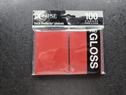 100 Ultra Pro Pro-Gloss Eclipse Sleeves (Apple Red)