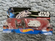STAR WARS DWA STATKI Myśliwiec Tie vs. Sokół Millennium Hot Wheels