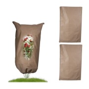 Zimowe osłonki na rośliny z polaru 100x60cm na zamek