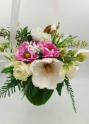 Stroik Wielkanocny Wiszący Jajko - Kompozycja Premium Rękodzieło