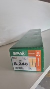 Wkręty konstrukcyjne SPAX 8x340, T40. WIROX A9J
