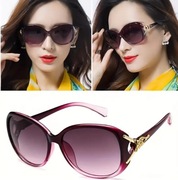 Damskie Luksusowe okulary przeciwsłoneczne - ze złotym - NOWE