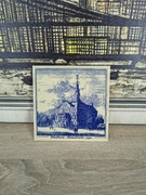 Dekoracyjna płytka ceramiczna – Stadhuis Maastricht, 1740