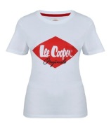 Lee cooper - koszulka damska - biała  XS