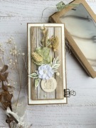 Kartka ślubna, rustykalna, leśna, na ślub, handmade