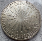 Srebrna moneta 10 marek 1972 Igrzyska XX Olimpiady 1972