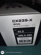 Lake Cx239-x. Szerokie buty szosowe 45.5 wide