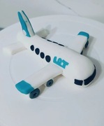 Figurka samolot z masy cukrowej Seracino 
