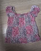 Bluzka pomarszczona damska 