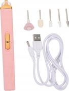 Mini FREZARKA do paznokci PILNIK elektryczny ELEGANCE różowy