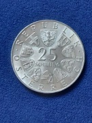 25 schilling Austria,srebro 