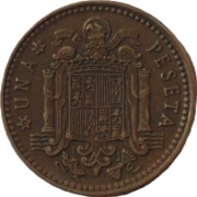 Hiszpania 1 peseta z 1966 (-67) roku - OBEJRZYJ MOJĄ OFERTĘ