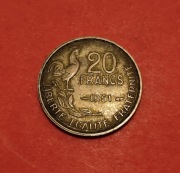 Moneta 20 franków 1951, Francja