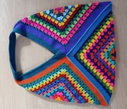 Torba szydełkowa multicolor