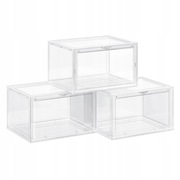 Szafka solidne pudełko na buty przezroczyste modułowe składane DUŻE 1 szt