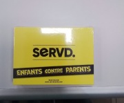 Gra karciana Servd dzieci kontra rodzice wersją francuska 