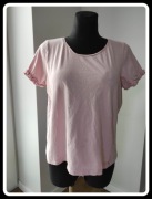 TXM fashion XL 42 jasnoróżowa koszulka bluzka 100% bawełna