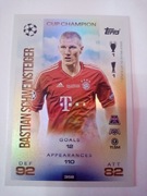 Topps match attax 2025 /26 cup champion Bastian SCHWEINSTEIGER BAYERN 358 