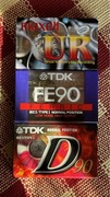 Zestaw 3 nowych kaset magnetofonowych [1x Maxell 2x TDK]