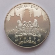 20zł 1996r Tysiąclecie Miasta Gdańska, Mennicza 