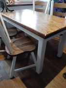 Stół, krzesła, styl farmhouse / country