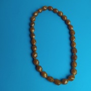 Karneol naszyjnik fasetowany