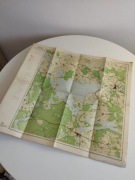 Mapa jeziora Śniardwy z 1957 roku 