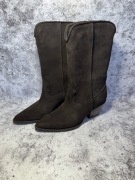 Luksusowe Kozaki L37 Rock Me Slow | Nowe r. 38 | Brązowy Zamsz | Premium