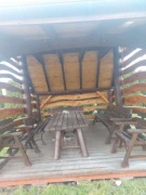 Sprzedam altanę letniskową sosna świerk 2022 rok