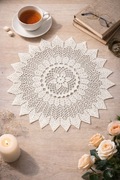 Serwetka szydełkowa ręcznie robiona 