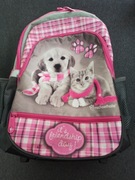 Plecak szkolny na kółkach Rachael Hale Pies i kotek