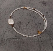 Choker naszyjnik z perłą 