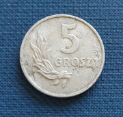 Moneta 5 groszy 1949 Al 