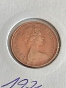jeden pens- one  penny 1971-75