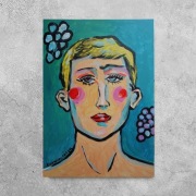 obraz do salonu karykatura Picasso style kubizm