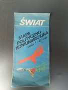 Świat, Mapa Polityczno - Komunikacyjna