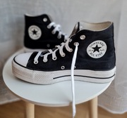 Czarne trampki CONVERSE Chuck Taylor All Star Lift platformy 39,5