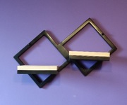 kwietnik na ścianę loft 2x 20x20 cm