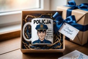 Smieszny prezent dla policjanta kubek dla funkcjonariusza sluzb 