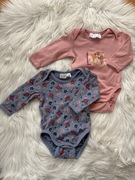 Body niemowlęce zestaw dla dziewczynki z długim rękawem