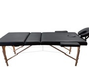 Łóżko do masażu czarne