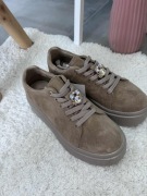 Buty sneakersy damskie Goodin skóra naturalna