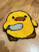 Ręcznie robiony dywanik "Dont duck with me"